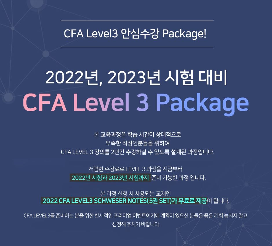 CFA Level 3 Package