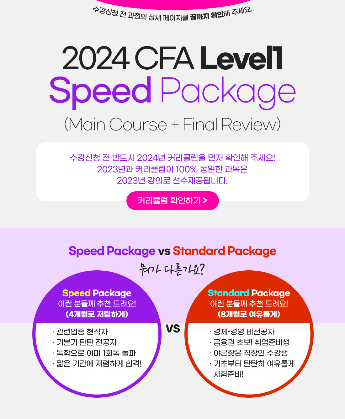 CFA L1 Speed Package