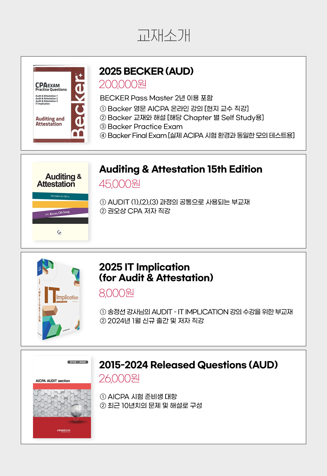 2025 AUDIT Pakcage