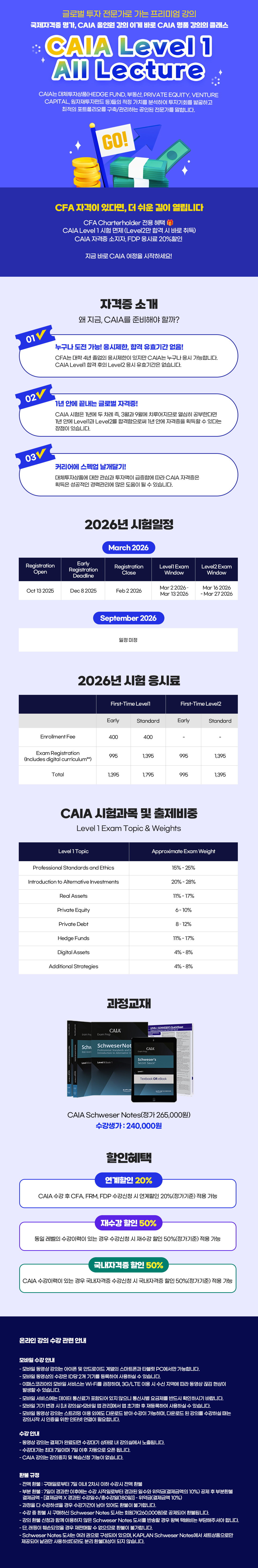 2026년 CAIA Level1